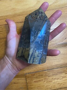 1.34lb Picture Jasper Chunky Tower | Natural Scenic Landscape Crystal | 612g